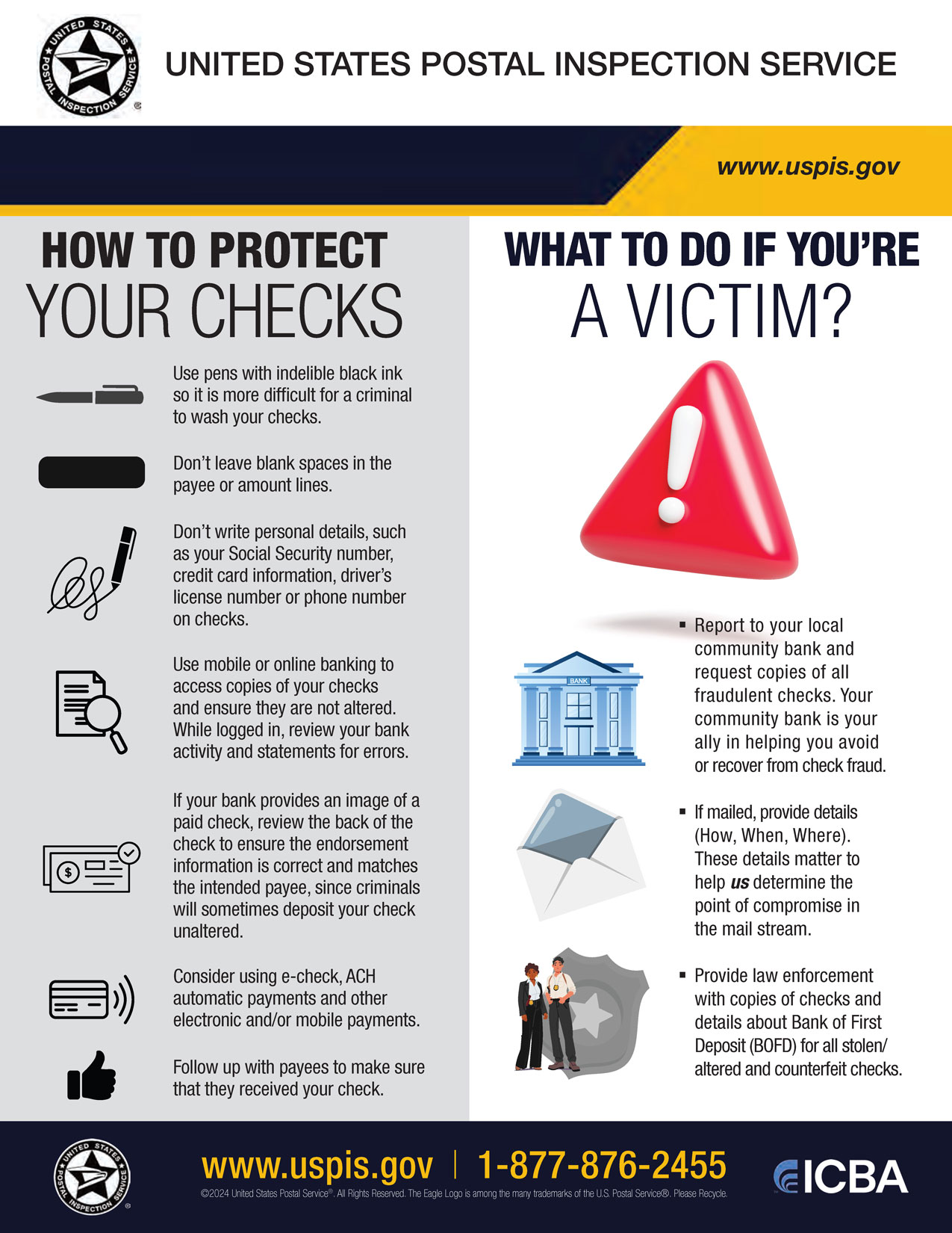 USPIS - How to Protect Your Checks