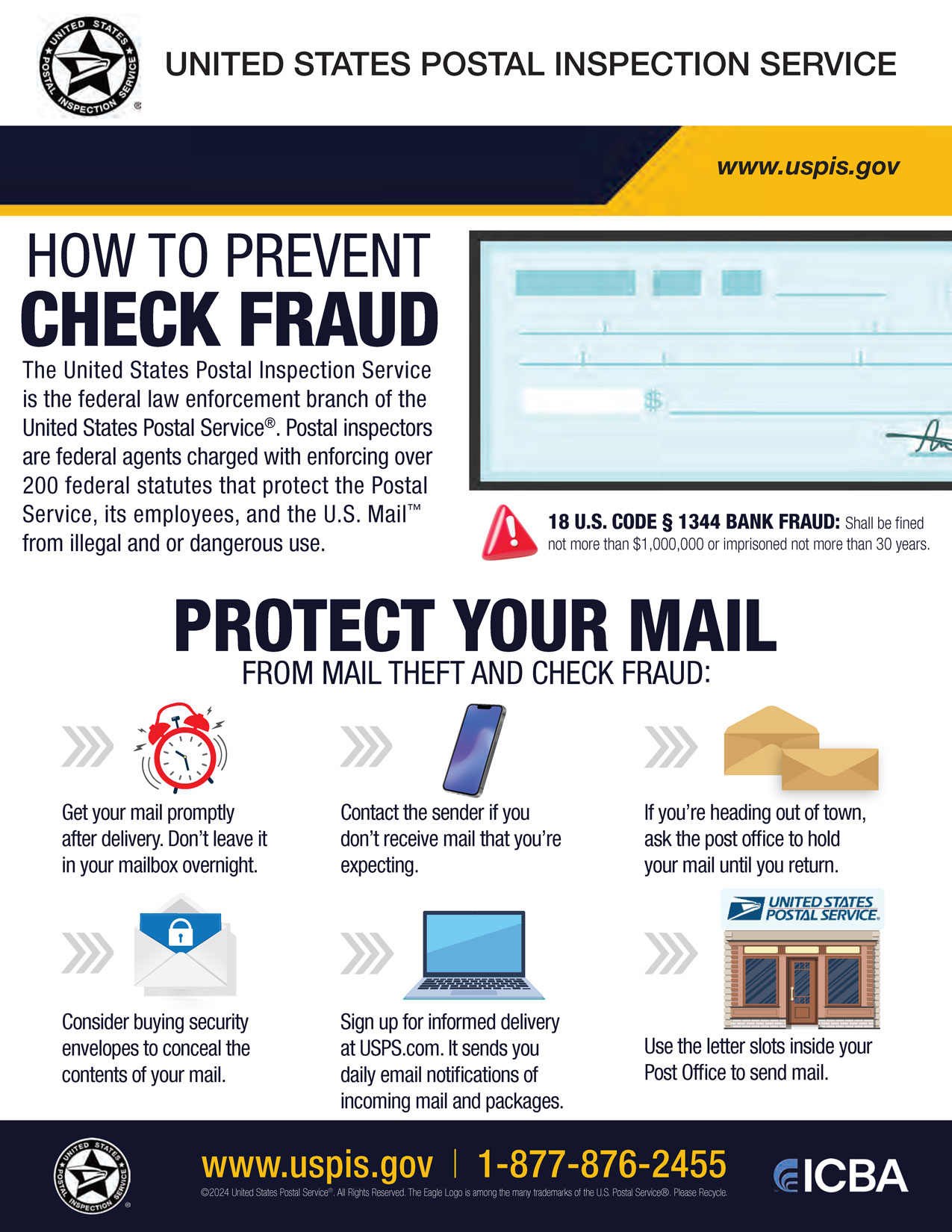 USPIS - How to Prevent Check Fraud